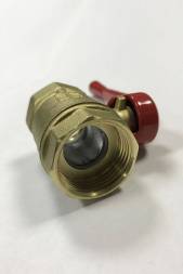 Кран шаровый латунь г-г рычаг 1 1/2"