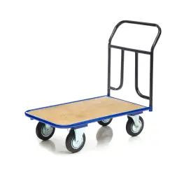 Тележка платформенная Стелла-техник КПТ-500-200-И, с фанерой, 600х1000мм