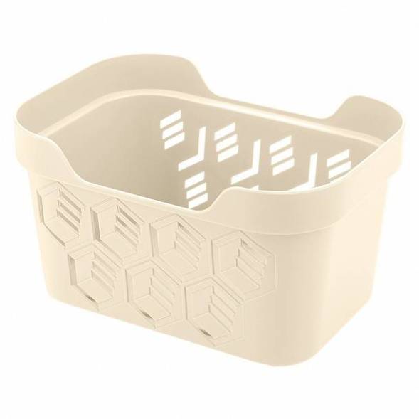 Корзинка универсальная Deluxe, 189x132x110 мм, 1,9 л, бежевый