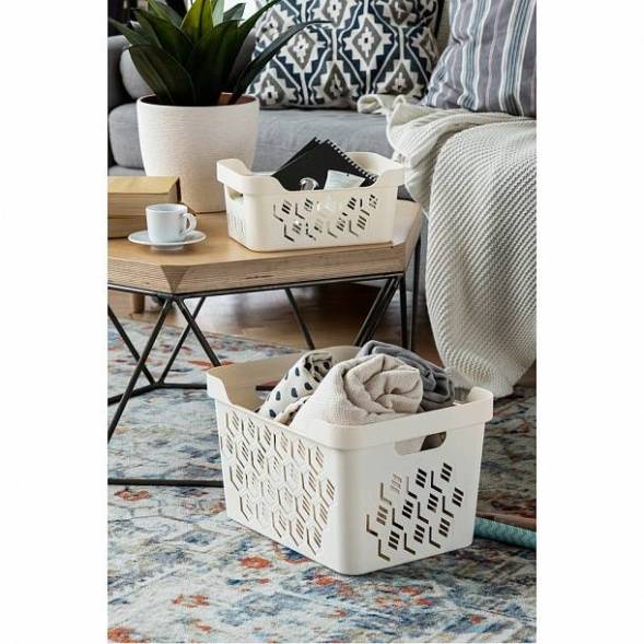 Корзинка универсальная Deluxe, 189x132x110 мм, 1,9 л, светло-бежевый