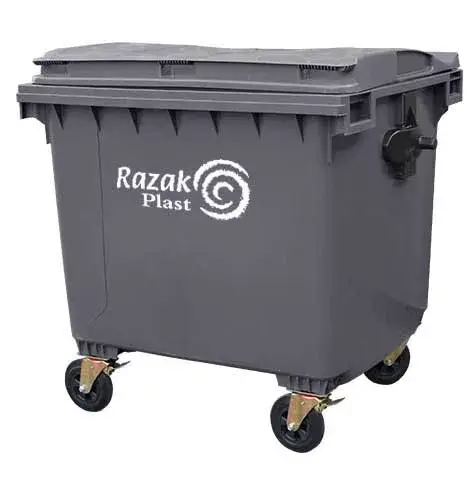 Евроконтейнер Razak 1100 л серый