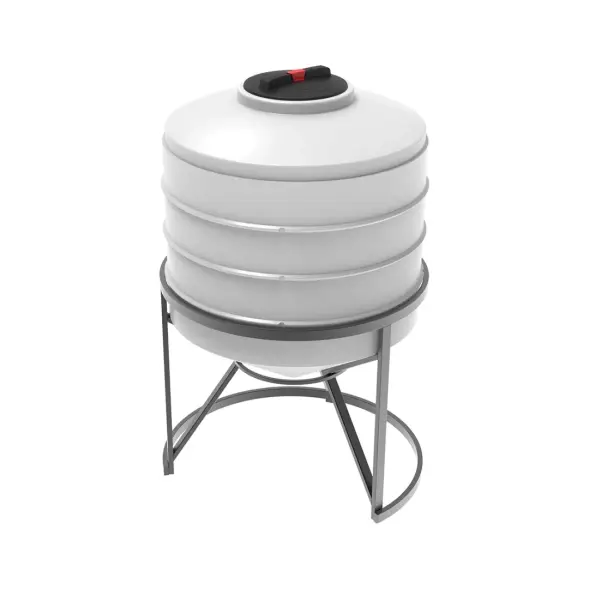 Емкость ФМ 500 л под плотность до 1,5 г/см3 белая в обрешетке