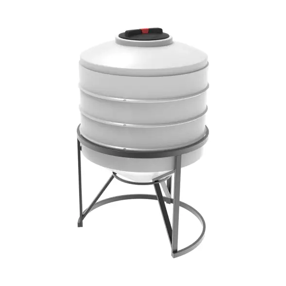 Емкость ФМ 500 л под плотность до 1,5 г/см3 белая в обрешетке