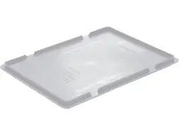 Крышка для пластикового евроконтейнера KLT, 400х300 мм, серый [500 KLT]