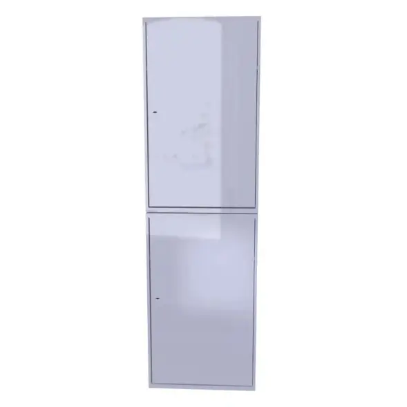 Шкаф для хранения бронежилетов и касок 2000x600x600 мм Светло-серый