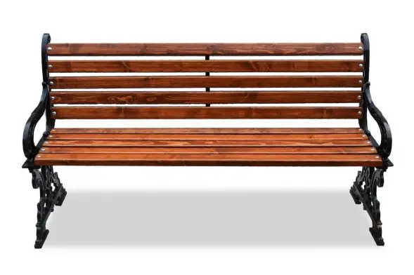 Скамейка чугунная «Ампир» 3,0 м (3 опоры)