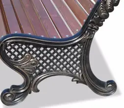 Скамейка чугунная «Ялта» 2,0 м (3 опоры)