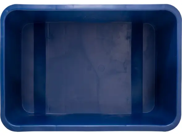 Ящик пластиковый сплошной, 710x500x455 мм, 122 л, синий [425]