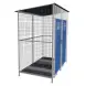 Хранилище для газовых баллонов сетчатое сварное ХГС-03 ПВЛ 2100x2210x1250 мм Серый