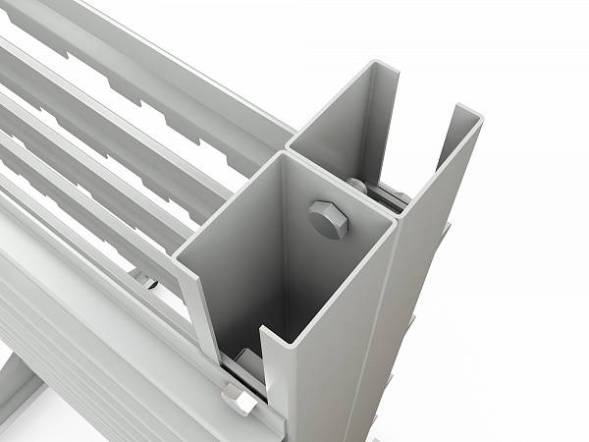 Стеллаж для пластиковых лотков ДВК SORTEX односторонний 1500x1000x450.03