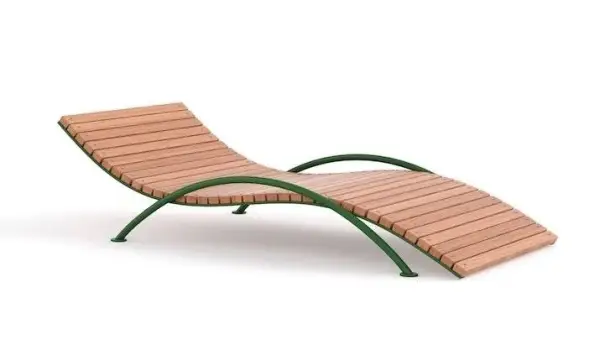 Парковый лежак 4