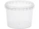 Контейнер п/п 0,7л. круглый, d-122 мм, с прозрачной крышкой