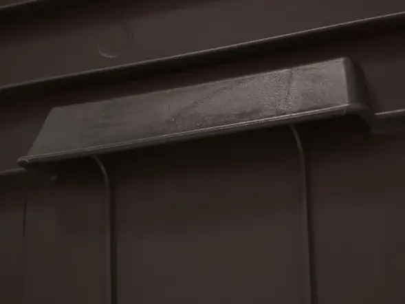 Ящик пластиковый сплошной, 710x500x455 мм, 122 л, черный [425]