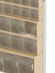 Стойка бежевая настенная/настольная Стелла-техник 401-02-02-01-B