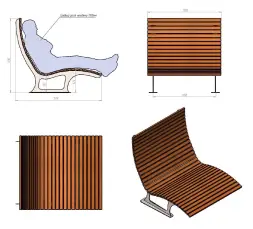 Лежак «Дельта»