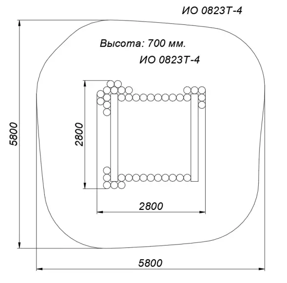 Песочница HARDWOOD «Бильбейс»