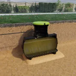 Емкость топливная подземная Rostok G 1800 л с горловиной 600мм