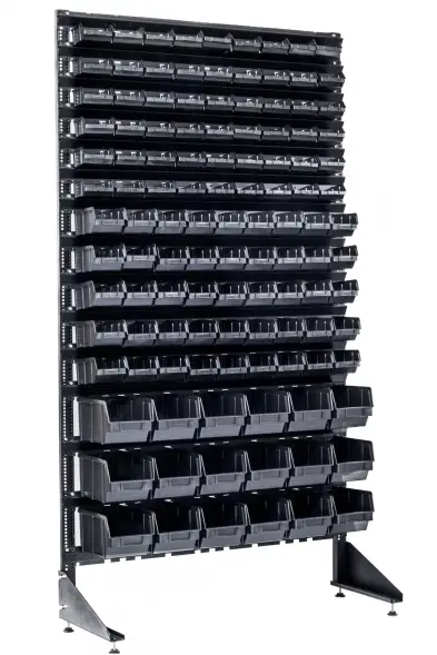 Стеллаж с пластиковыми ящиками 1801-6/5/3 CH