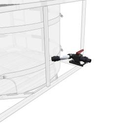 Комплект слива с краном G3 на одну емкость TR