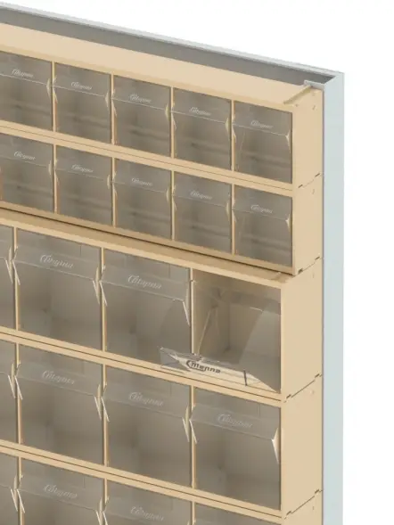 Стойка бежевая настенная/настольная Стелла-техник 401-02-03-00-B