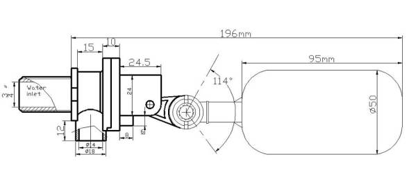 Поплавковый клапан 2"