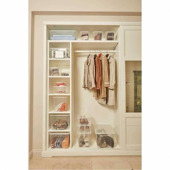 Ящик универсальный с крышкой «КРИСТАЛЛ» L 555x390x290 мм