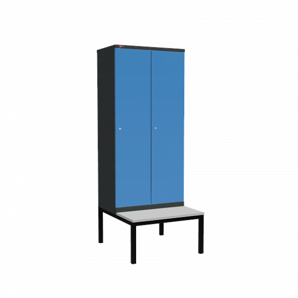 Шкаф ДиКом УНО-421 (RAL 7016+RAL 5012) [ ER-00031398 ]