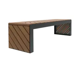 Скамейка стальная «Кастилия» без спинки