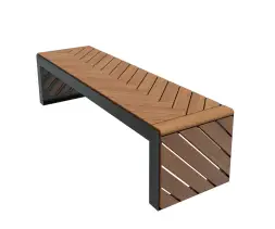 Скамейка стальная «Кастилия» без спинки