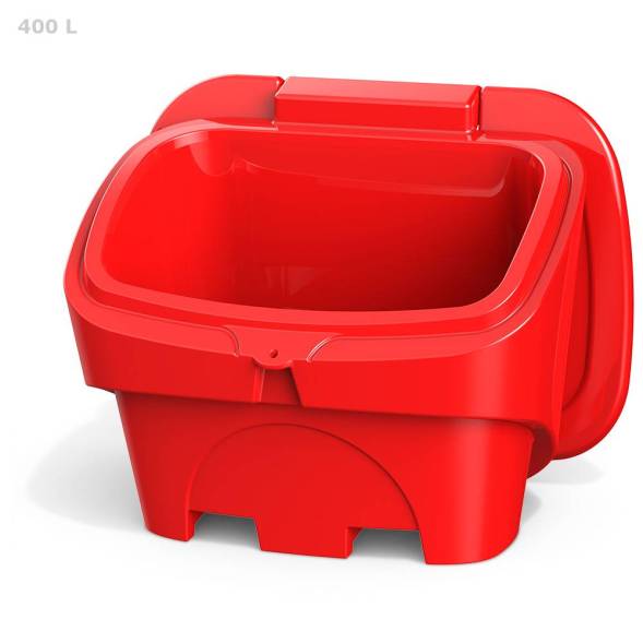 Ящик для соли, реагентов 400 литров PREMIUM, красный