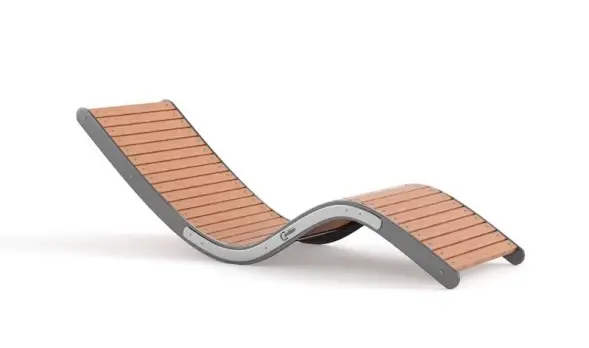 Парковый лежак 7