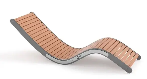 Парковый лежак 7