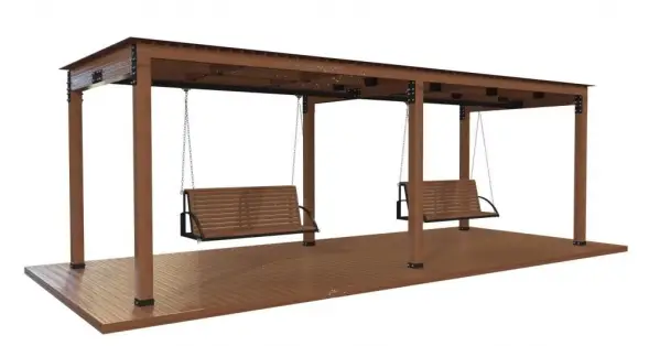 Навес с качелями «Орион» 6,0 м