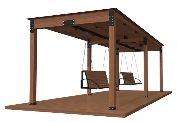 Навес с качелями «Орион» 6,0 м