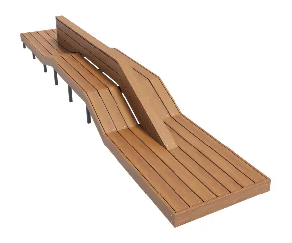 Скамейка стальная «Всплеск»