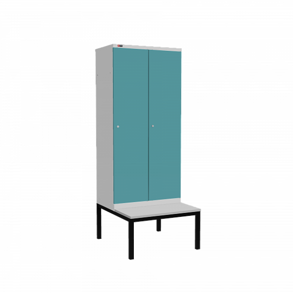 Шкаф ДиКом УНО-421 (RAL 7038+RAL 5018) [ ER-00031390 ]