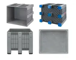 Ящик-поддон пластиковый 1200x1000x915 (сплошной)