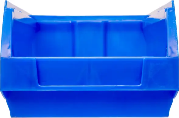 Ящик (лоток) пластиковый сплошной, 170x105x75 мм, 1.34 л, синий [5001]