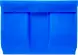 Ящик (лоток) пластиковый сплошной, 170x105x75 мм, 1.34 л, синий [5001]