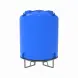 Емкость T 10000 л под плотность до 1,2 г/см3 синяя на основании для полного слива F