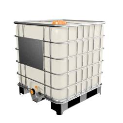 Еврокуб (IBC-контейнер) с краном на деревянном поддоне, 1000 л, белый [10090001]