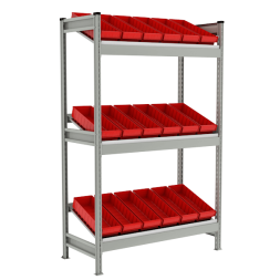 Стеллаж с наклонными полками 2000x1200x585 [13685]