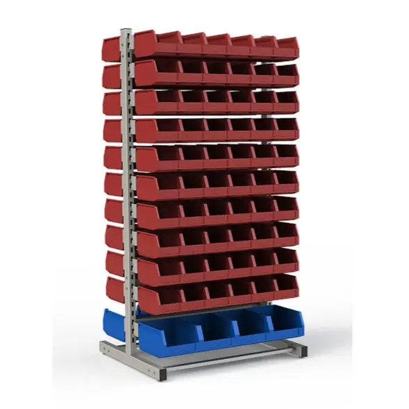 Стеллаж двусторонний №98 (1835х950х760)