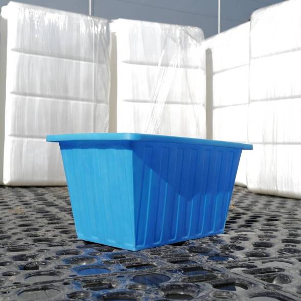 Ванна пластиковая пищевая К, 400 л, HDPE, белый [132.0400.001.0]