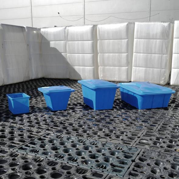 Ванна пластиковая пищевая К, 400 л, HDPE, белый [132.0400.001.0]