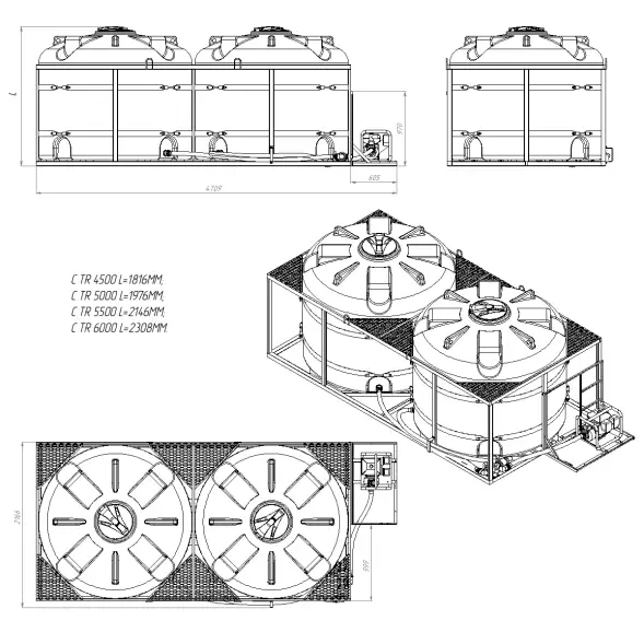 Кассета 9м3 для КАС стандарт ДКМПХТG2