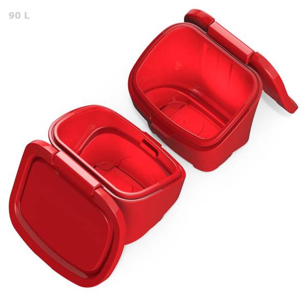 Ящик для песка 90 литров PREMIUM, красный