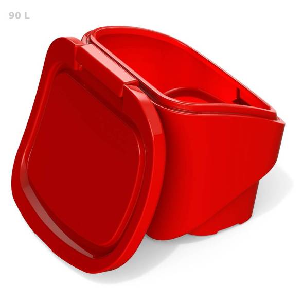 Ящик для песка 90 литров PREMIUM, красный