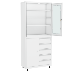 Шкаф с выдвижными ящиками для хранения медикаментов [12490]