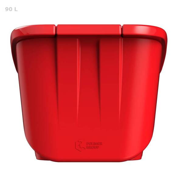 Ящик для соли, реагентов 90 литров PREMIUM, красный